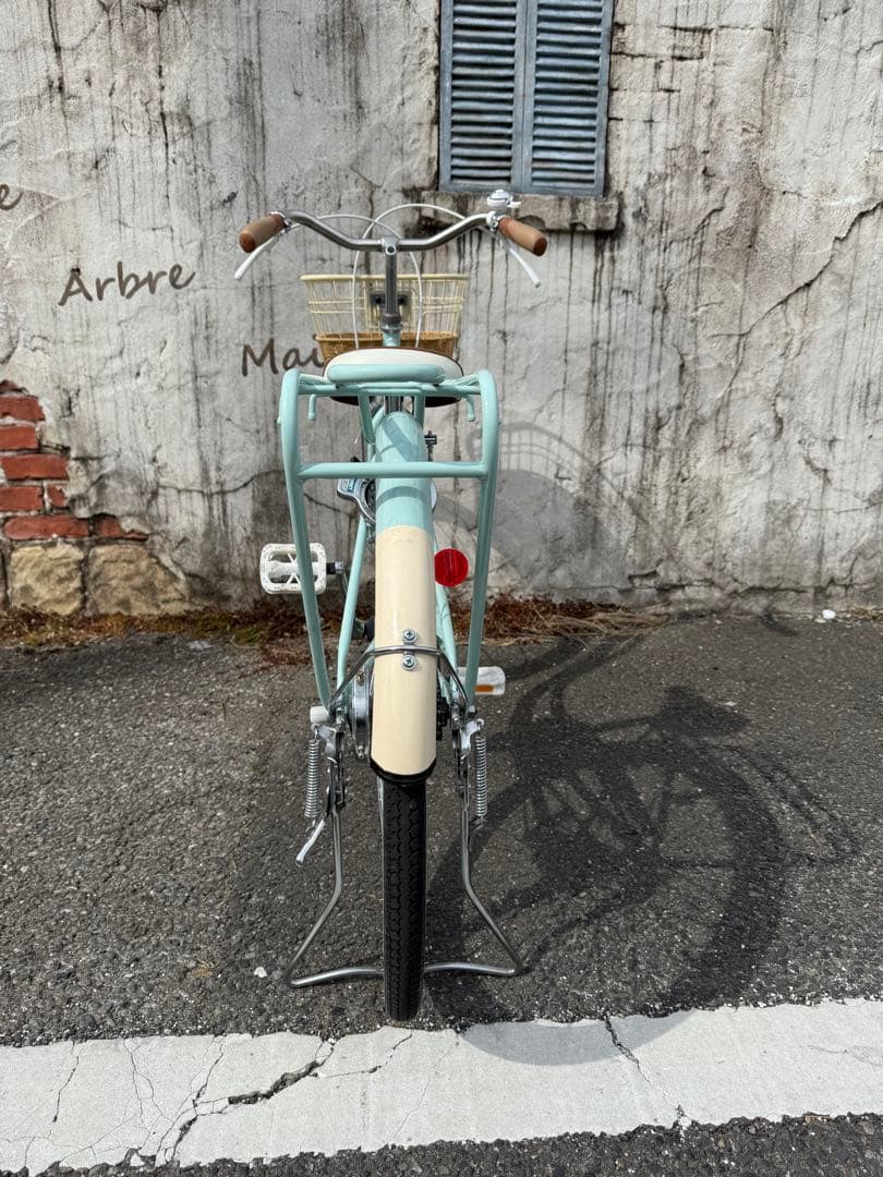 ミントグリーン 24インチサイクル ヘルメット付き