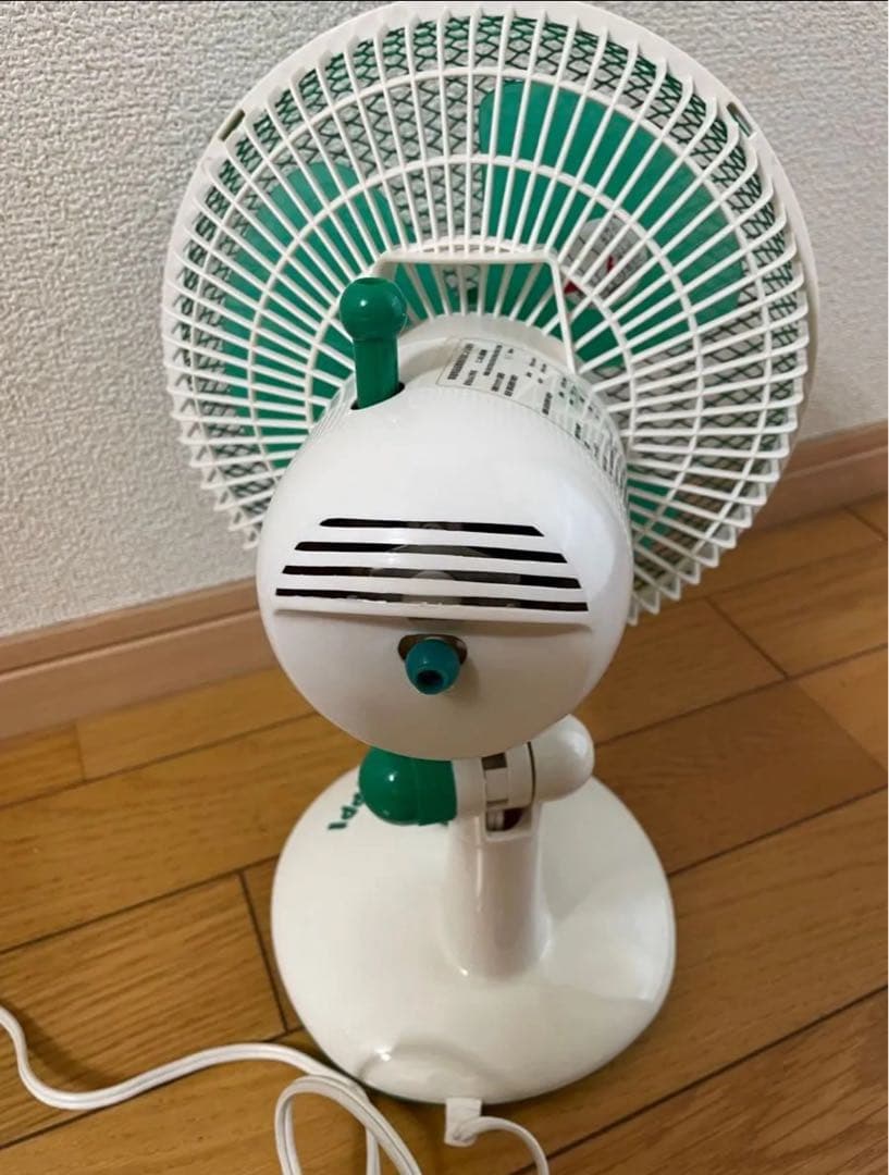 美品　90年代　ケロケロけろっぴ ミニ卓上扇風機 FMD-252 レトロ 美品