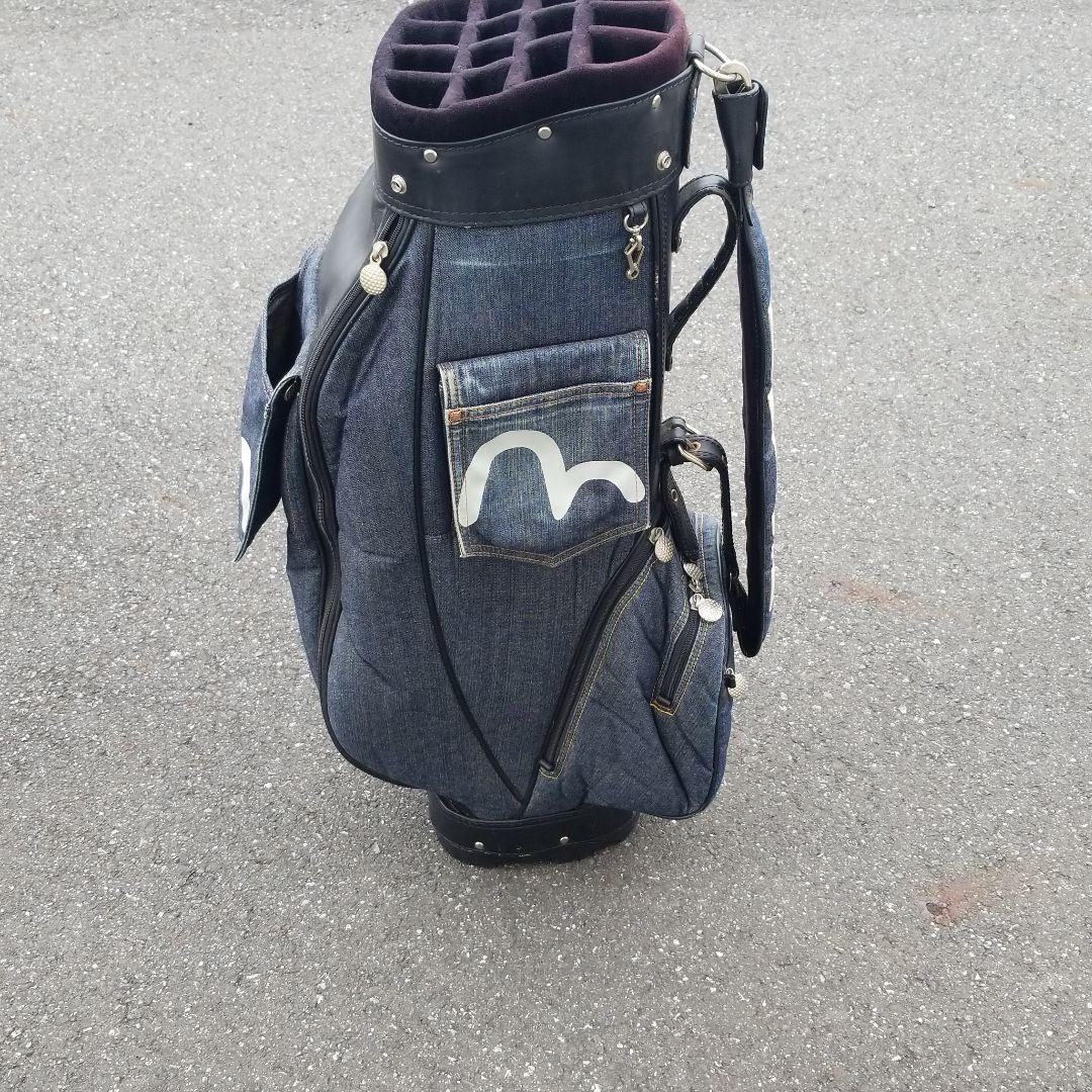 ヱビスキャディーバック　ジーパン生地