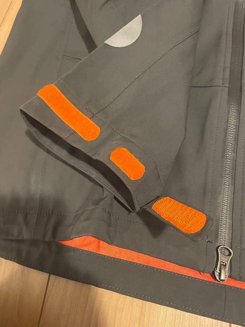 inhabitant ダークグレー ドット柄 スキーウェア