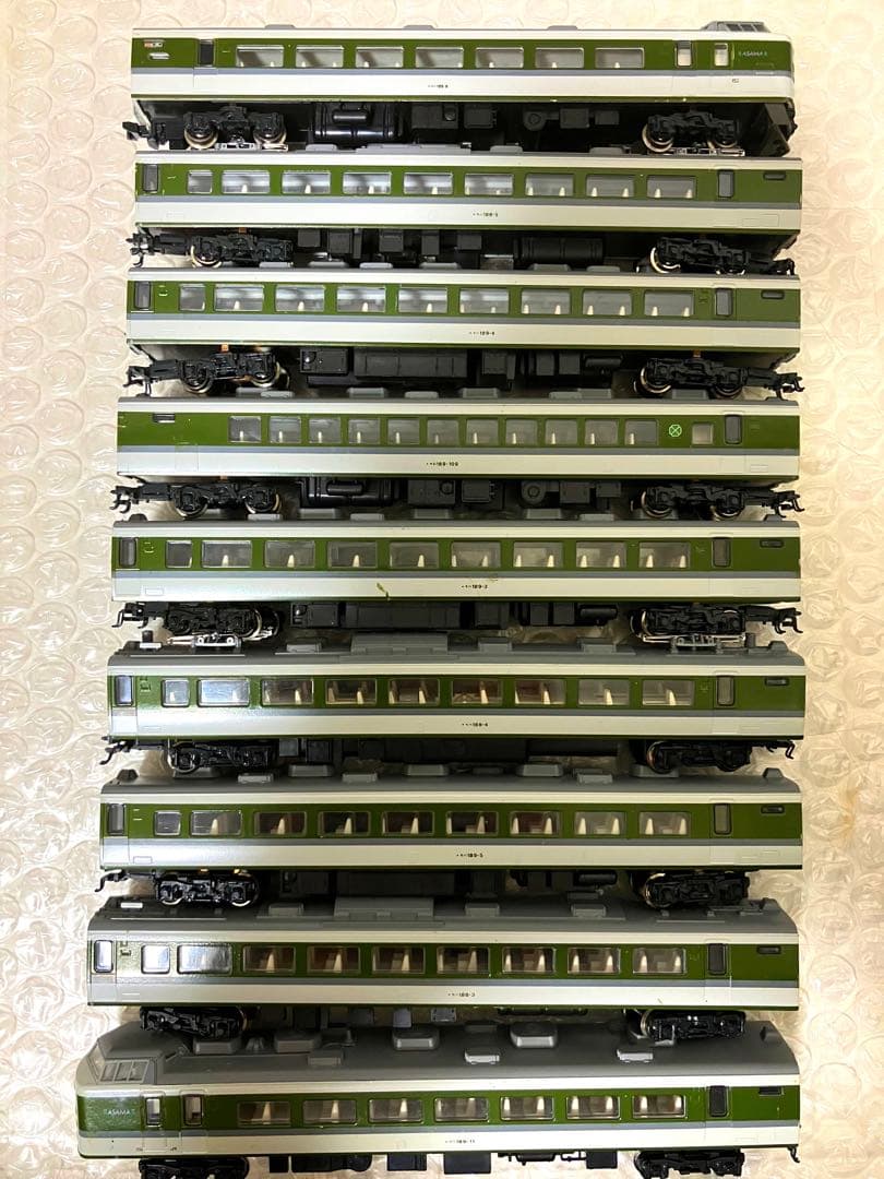 KATO JR東日本 189系 あさま色 特急電車 9両