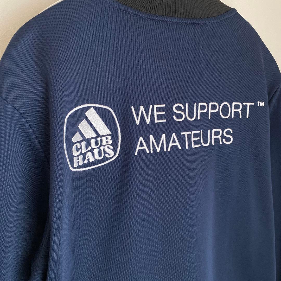 CLUB HAUS×adidasgolfネイビートラックジャケットMサイズ