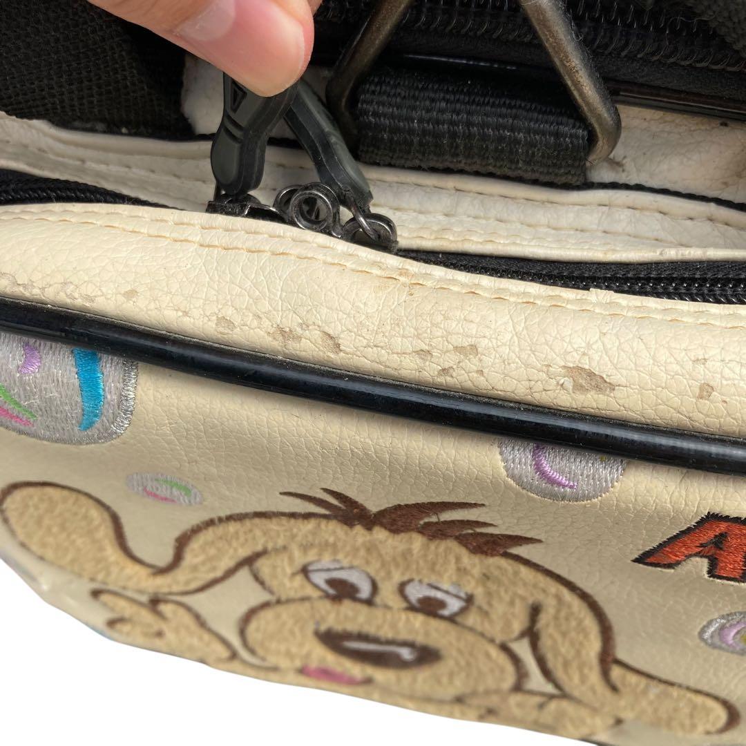 レア　Doggy 犬　わんちゃん　ボウリング用バッグ ABS PRO-am 白色