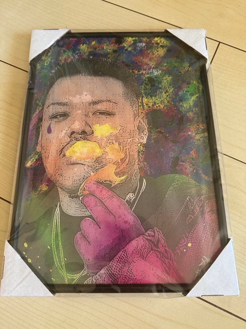 舐達麻 イラスト 額縁付き