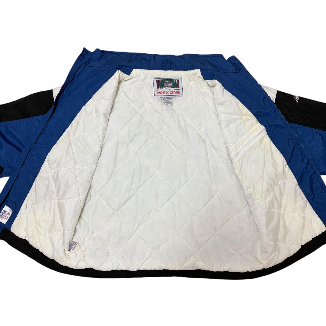 台湾製 APEX NFLダラスカウボーイズ 中綿ジャケット ブルー USA企画L