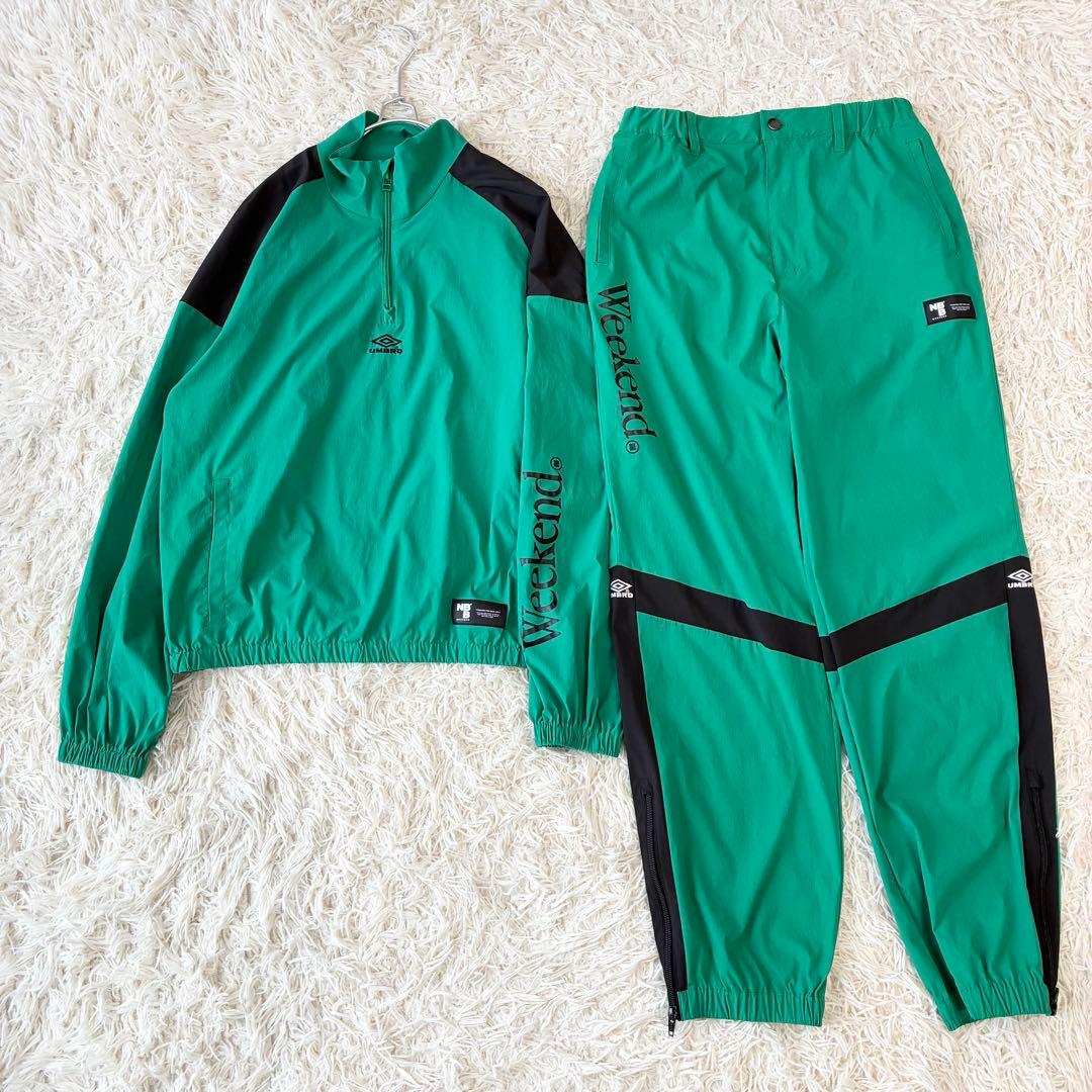 美品 UMBRO NBB セットアップ ピステジャケット ウォームアップ パンツ