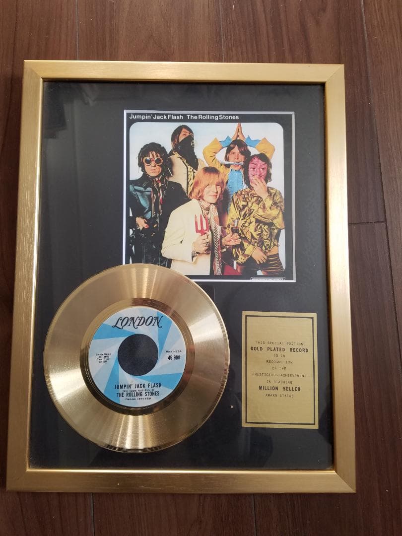 ローリングストーンズ　ゴールドディスク