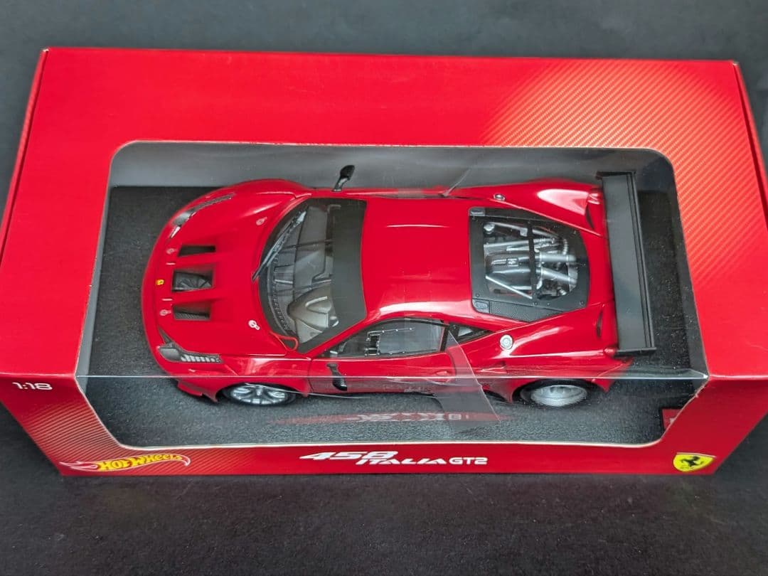 ホットウィール 1/18 FERRARI 458 ITALIA GT2