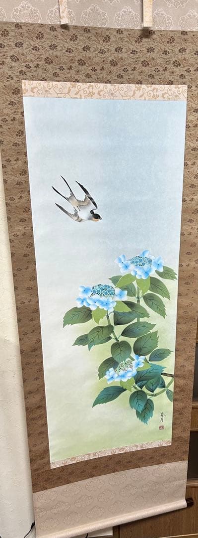 掛け軸12本　桐箱セット　銀座トップアート