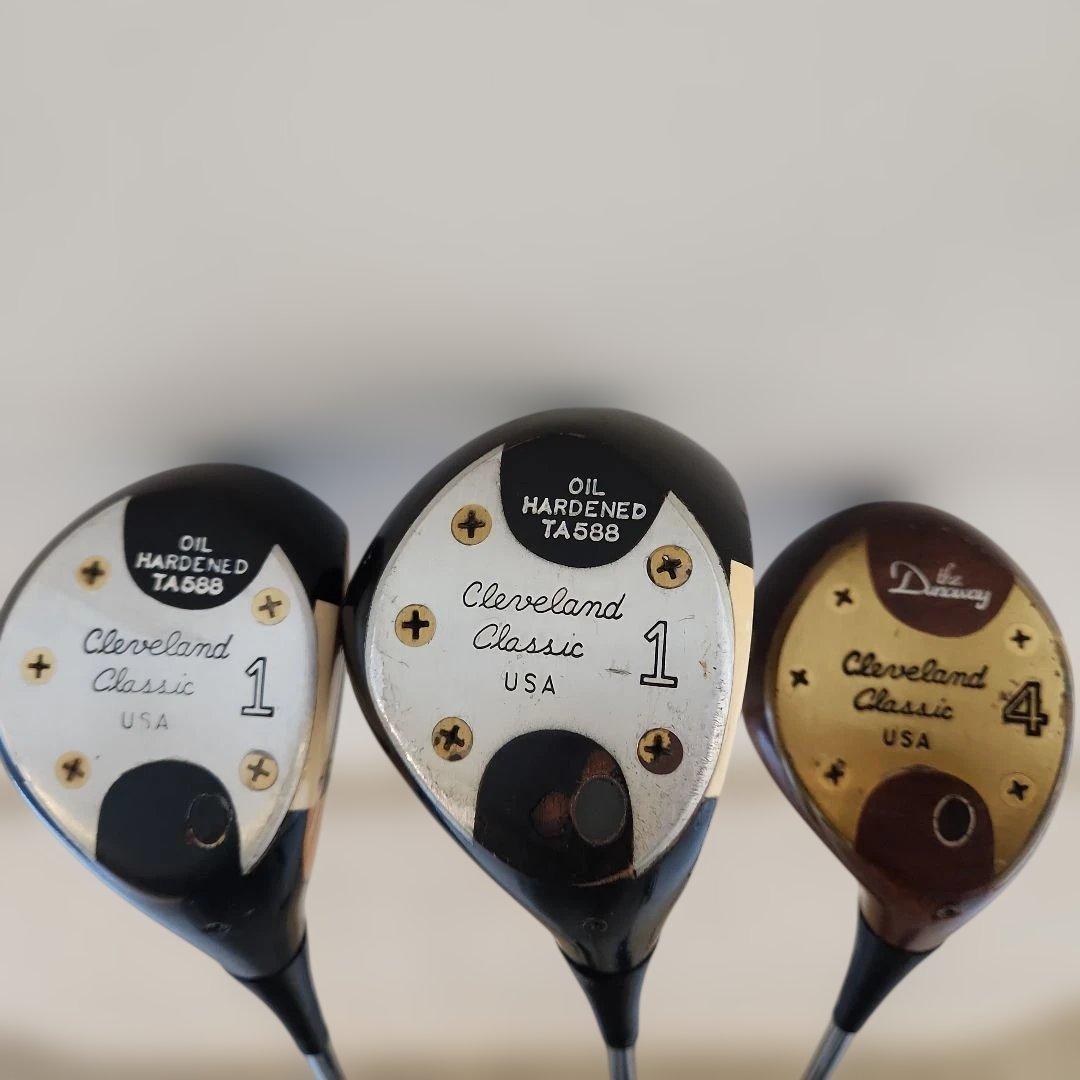 Cleveland Classic USA パーシモンドライバー3本