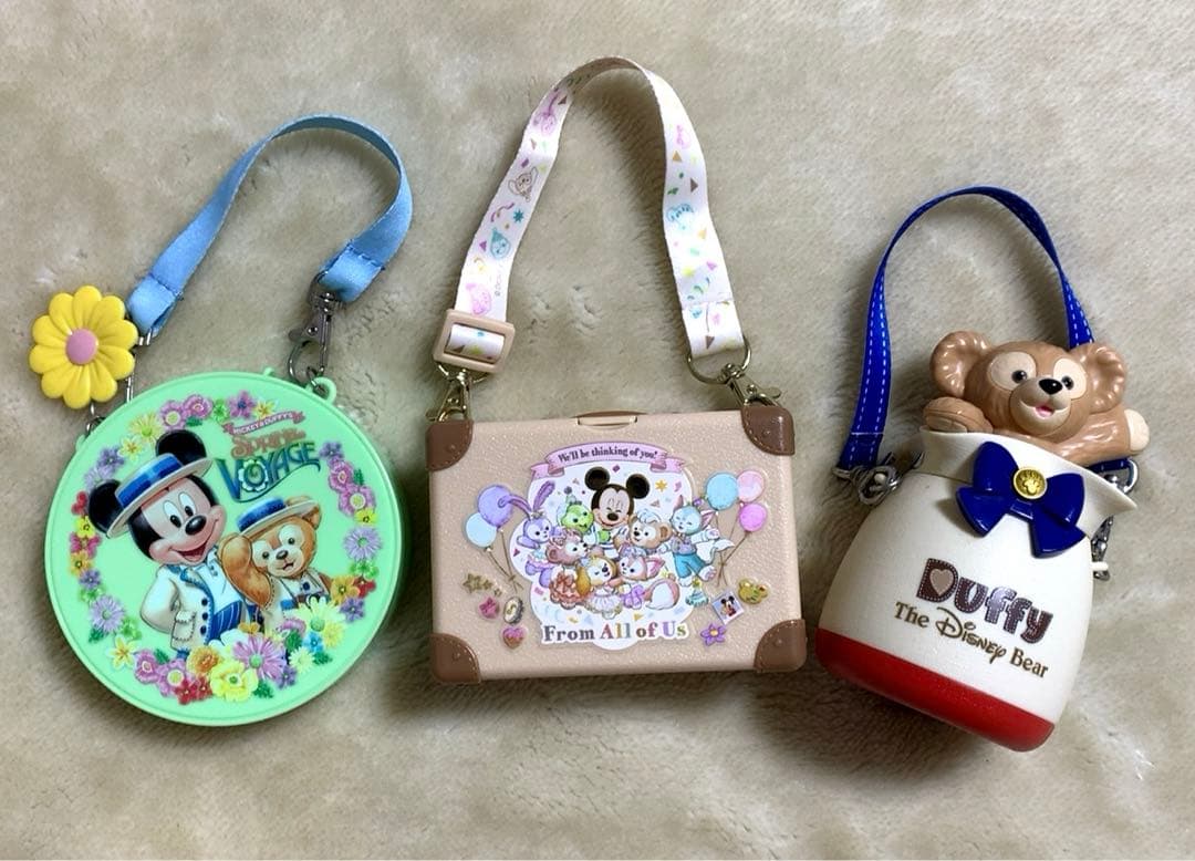 ディズニー ダッフィー&フレンズ 3wayフェイスバッグ 他 まとめ売り