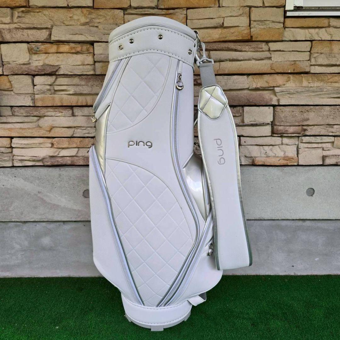 PING ピン レデースキャディバッグ ホワイト
