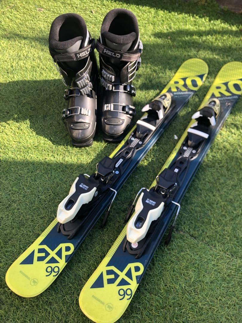 ロシニョールショートスキー板 スキーブーツセット30.0cm