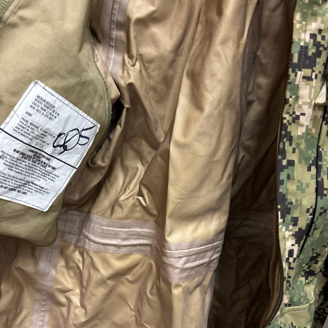 USN 米海軍 NWU パーカデジタルカモ 米軍放出品　ゴアテックス AOR M