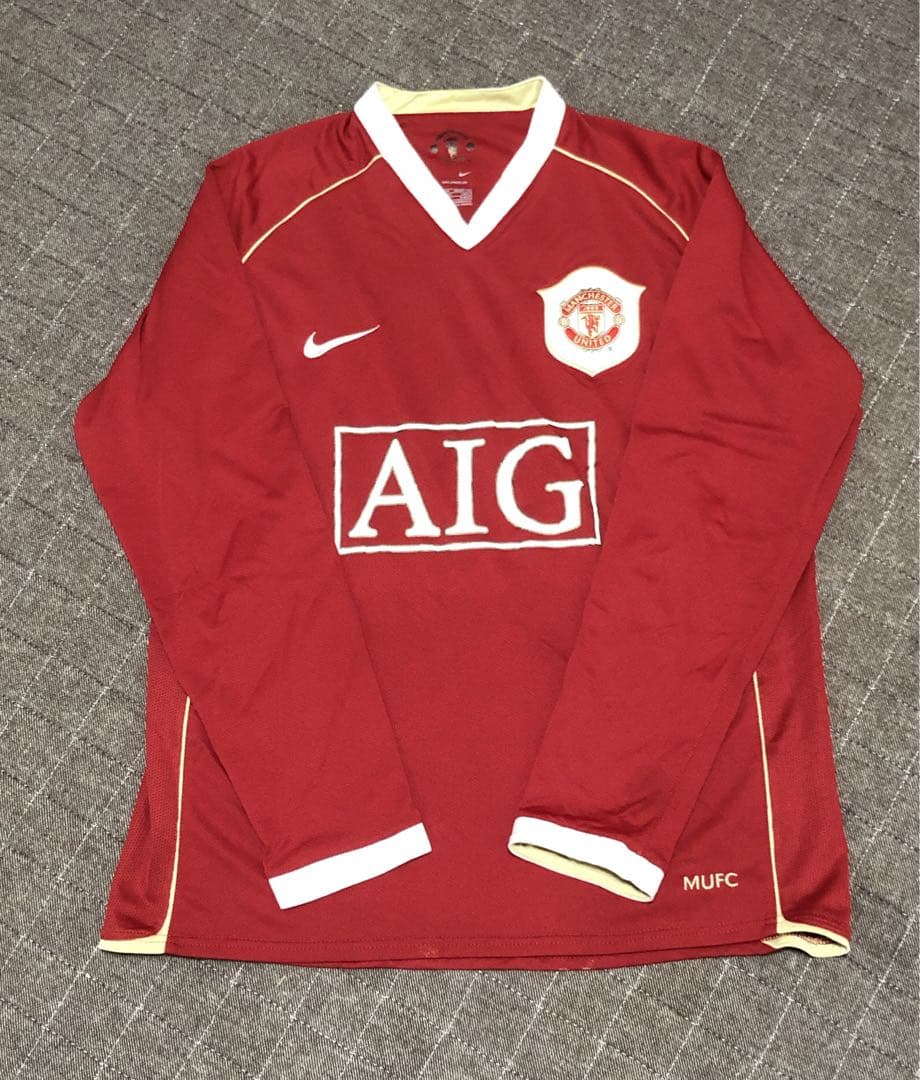 田中シェン着　マンチェスターユナイテッド　06 07 長袖　スールシャール