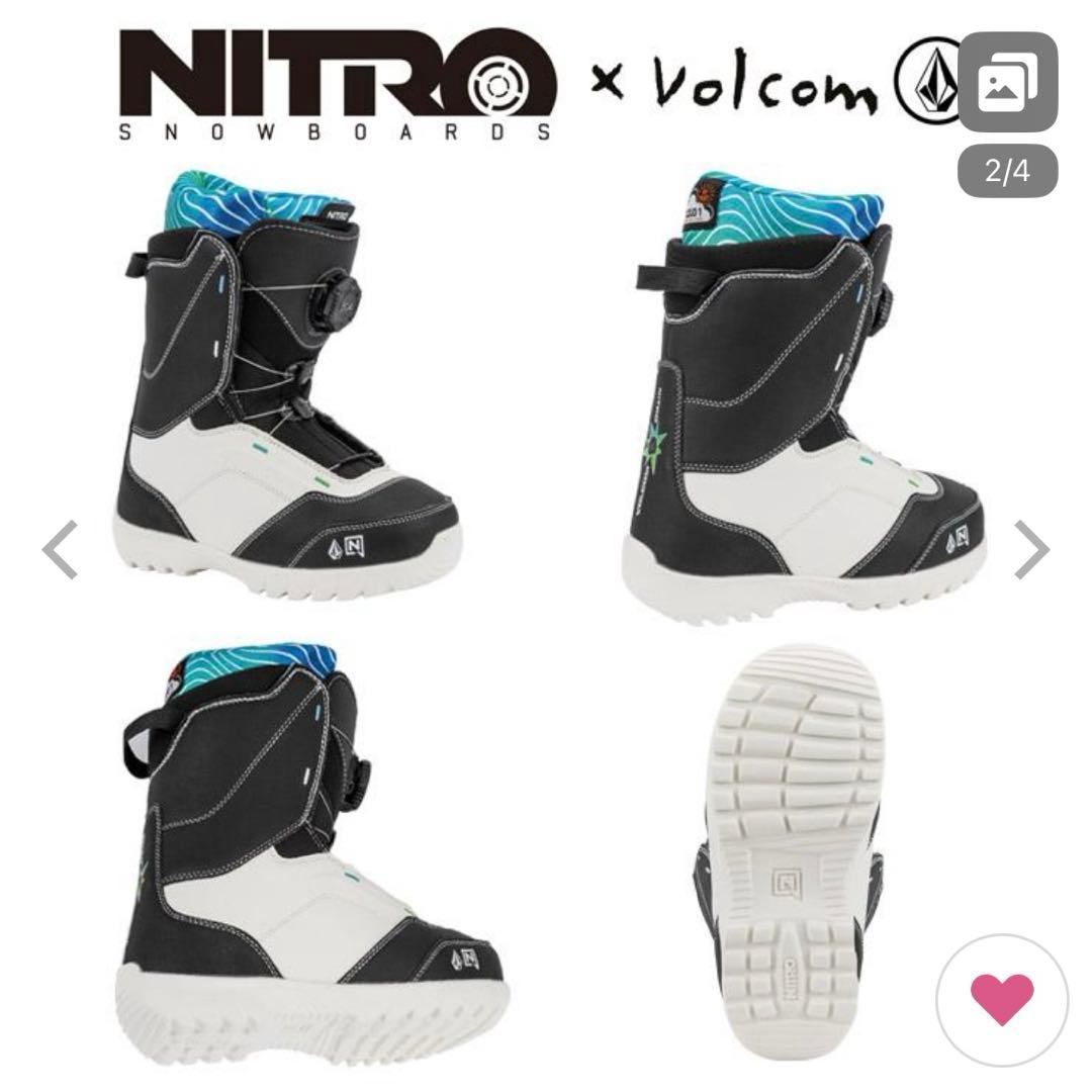 NITRO ナイトロキッズ DROID BOA X VOLCOM 新品　23、5