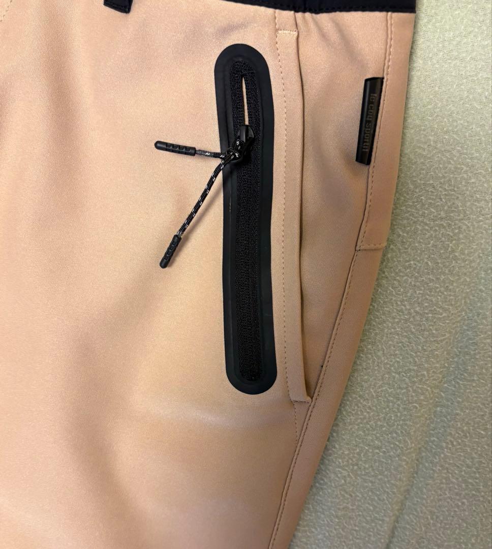 le coq sportif フード付きジャケット パンツベージュセットアップ