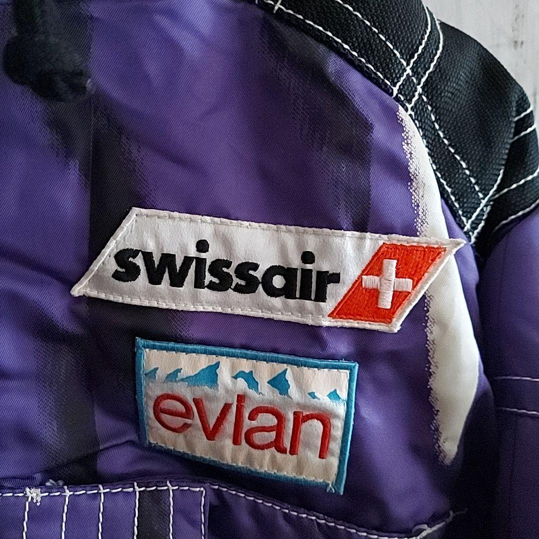 【ROSSIGNOL】ロシニョール フルジップ スキーウェア 上下セット M 紫