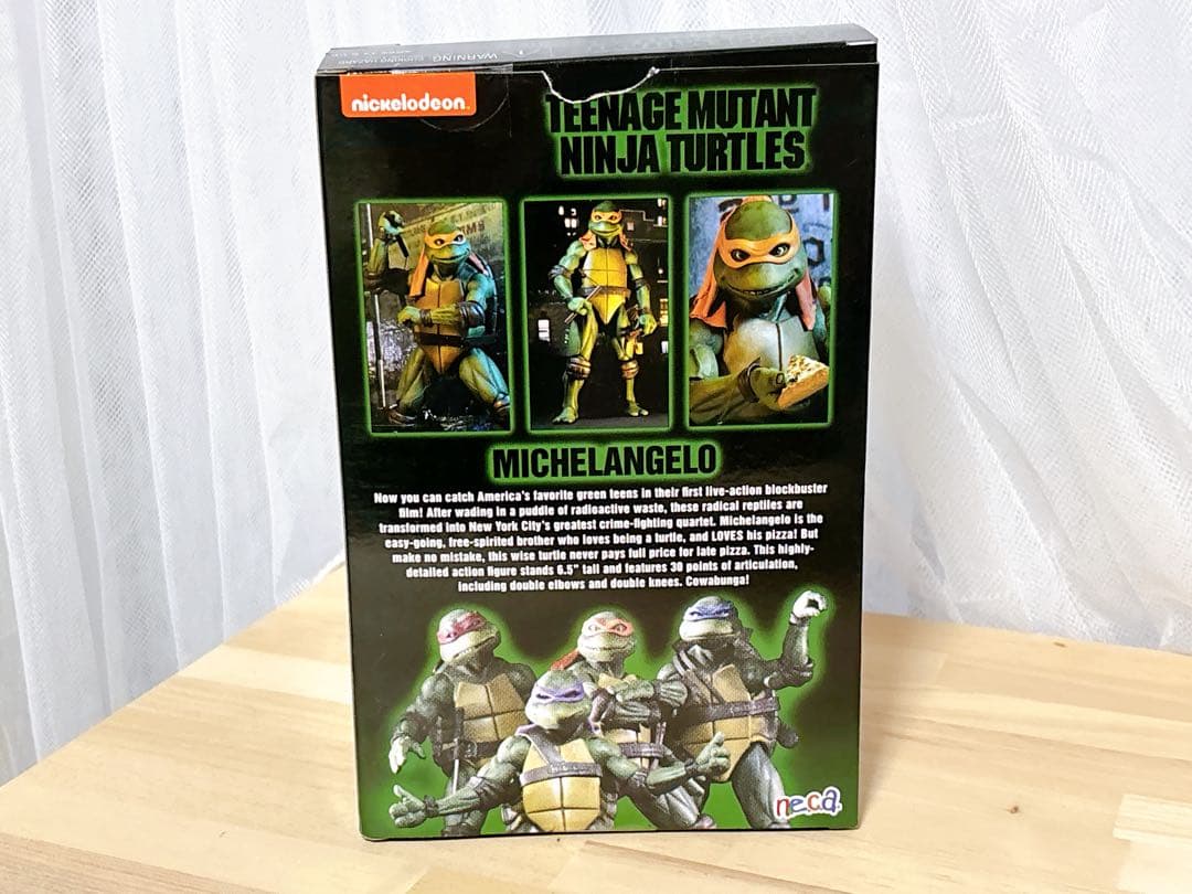 NECA製　ティーンエイジ・ミュータント・ニンジャ・タートルズ　ミケランジェロ