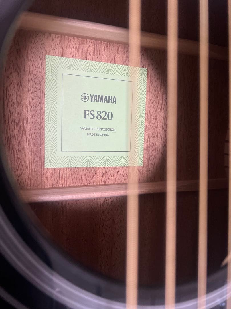 ヤマハ YAMAHA アコースティックギター FS ブラック FS820BL