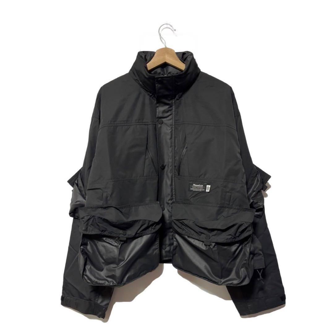 ラッセルノ ゴルフ 2Way カスタム ロング ジャケット ブラック XL 6