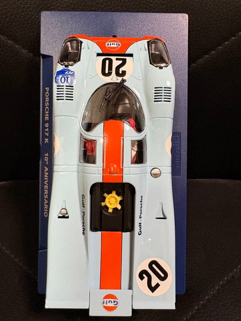 スロットカー1/32 gulfカラーPorsche917k! 10周年記念モデル