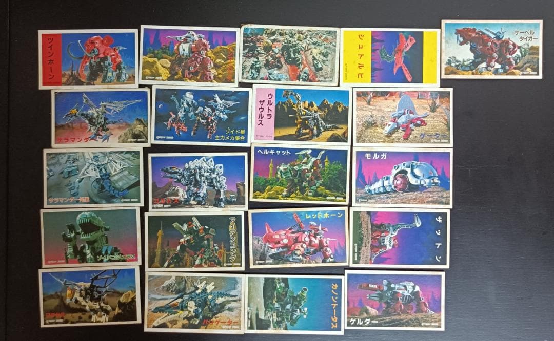 TOMY　ZOIDS　めんこ　31種117枚　menko　昭和レトロ