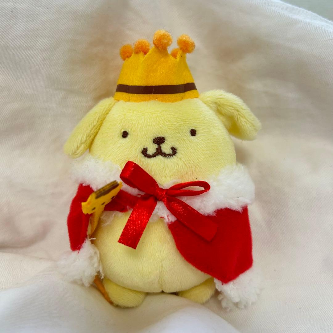 ポムポムポムプリンカフェ限定　ぬいぐるみボールチェーン