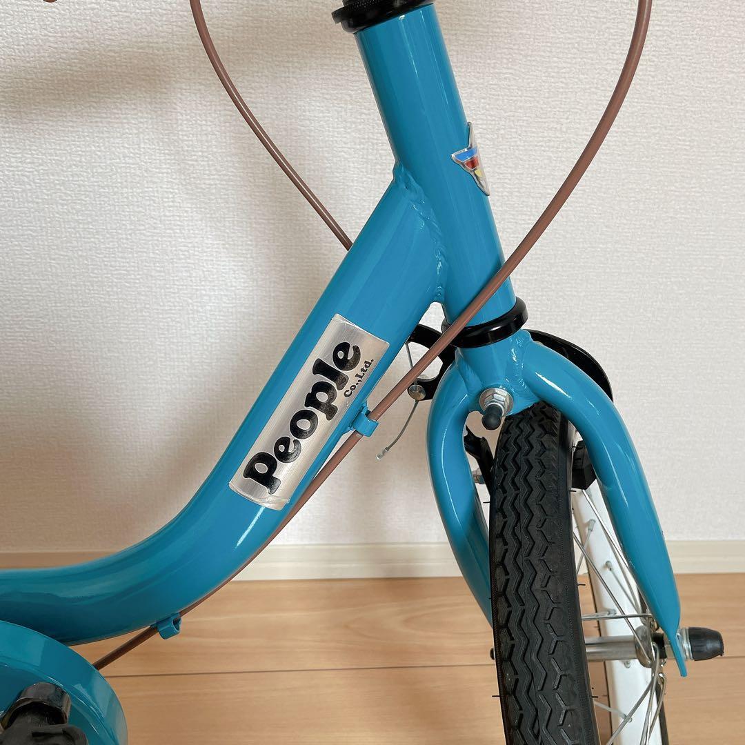 【送料込み】people ピープル ケッターサイクル 14インチ ターコイズ