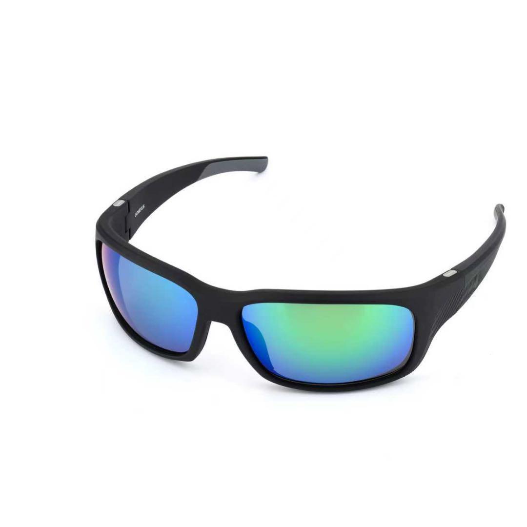 ゴメクサス/偏光サングラス/CR39/ミラー　グリーン　スポーツタイプ　限定品