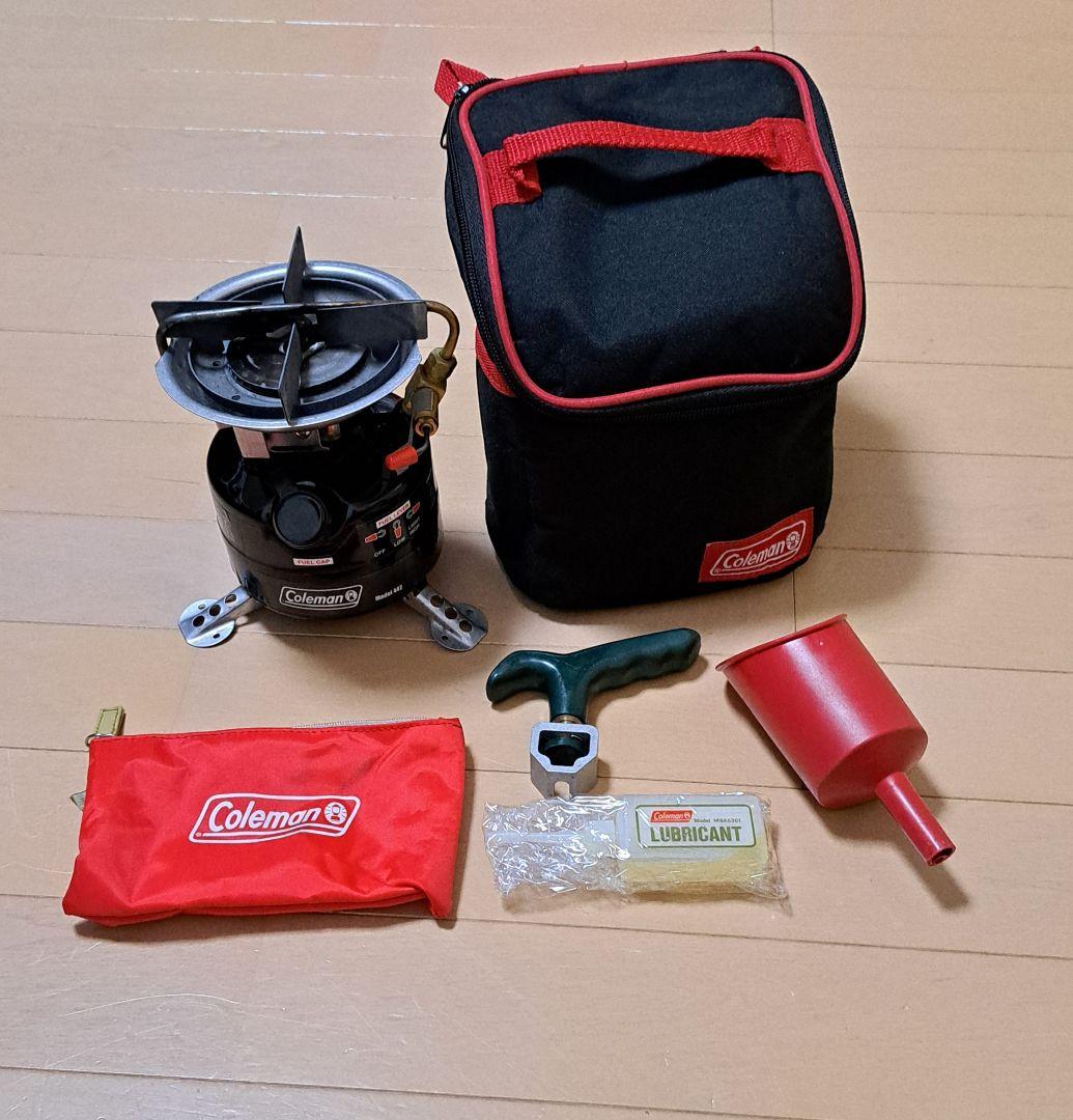 コールマン　フェザーストーブ　スーパーポンピング　フューエルファネル