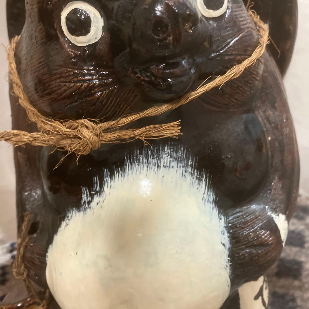 信楽焼　たぬきの置き物