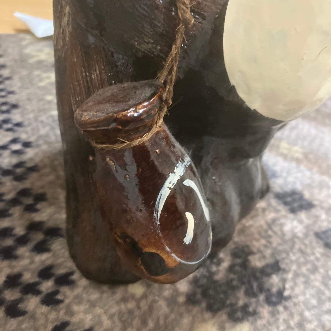 信楽焼　たぬきの置き物