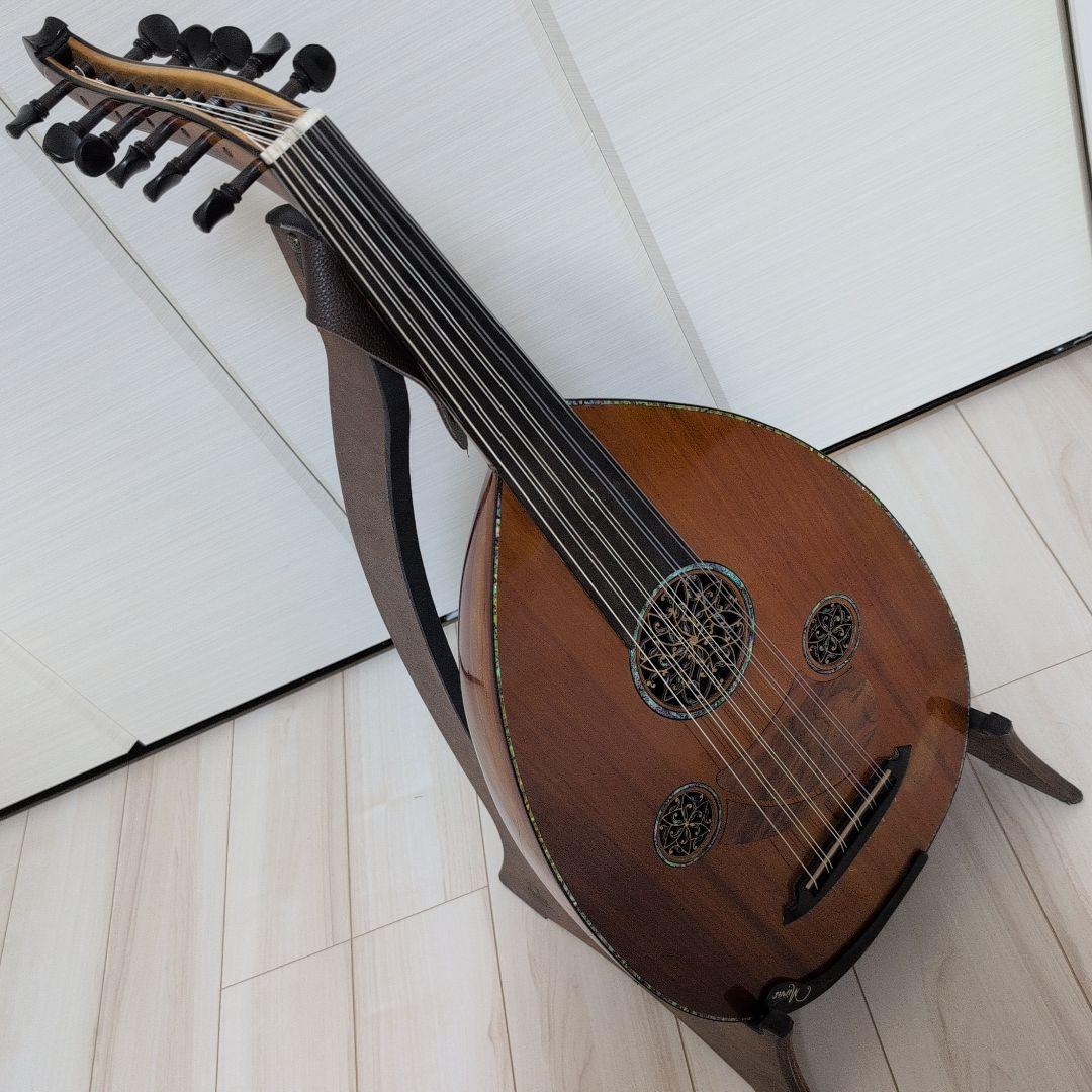 木製トルコウード MirasLuteのブランド ハードケース付き