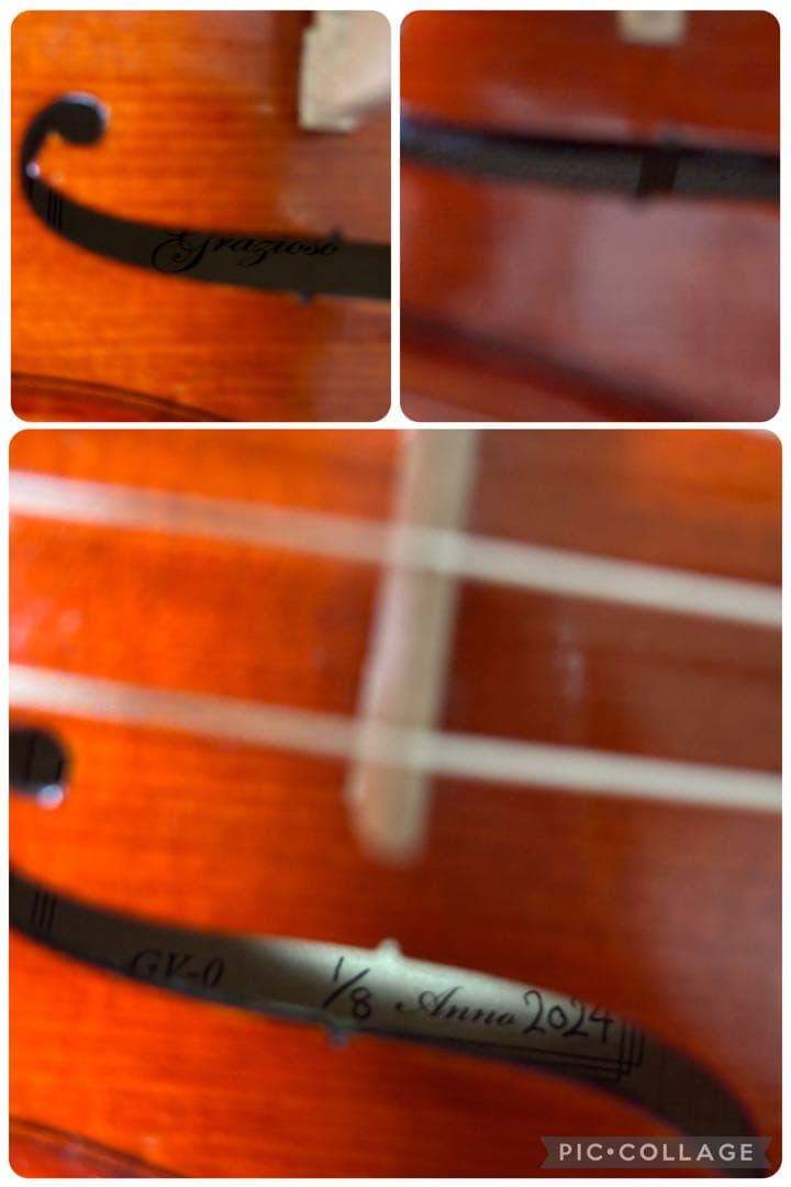 GRAZIOSO バイオリン　GV-0 1/8 2024年