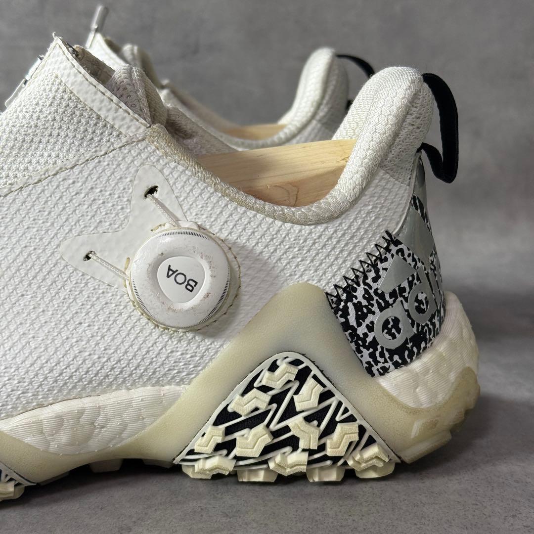 アディダス コードカオス22 BOA ゴルフシューズ ホワイト 27cm メンズ