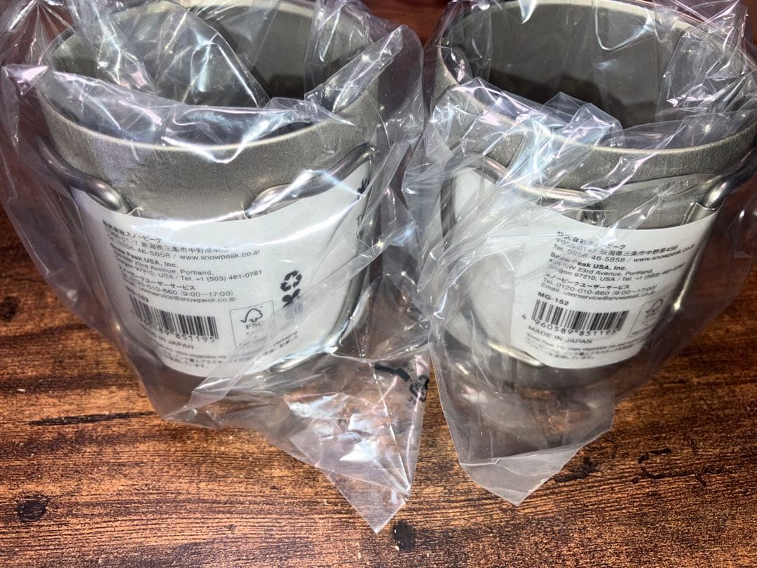 peak スノーピーク チタンダブルマグ300 MG-152 2個セット