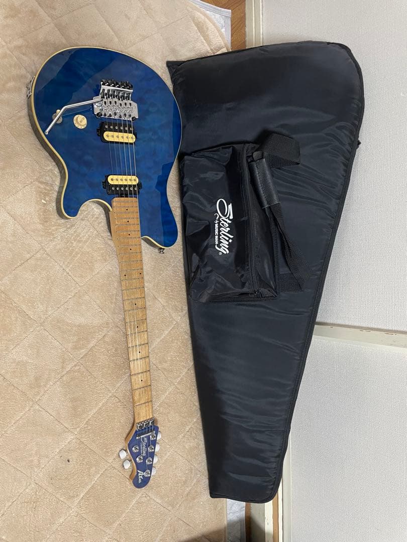 ギター Sterling by music man AX40 blue