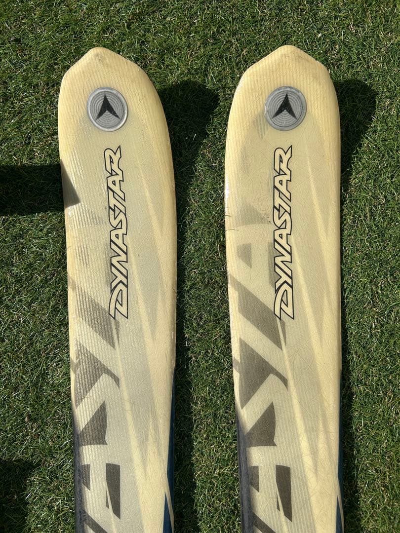 【人気】ダイナスター スキー板 162cmLOOKビンディングHartポール