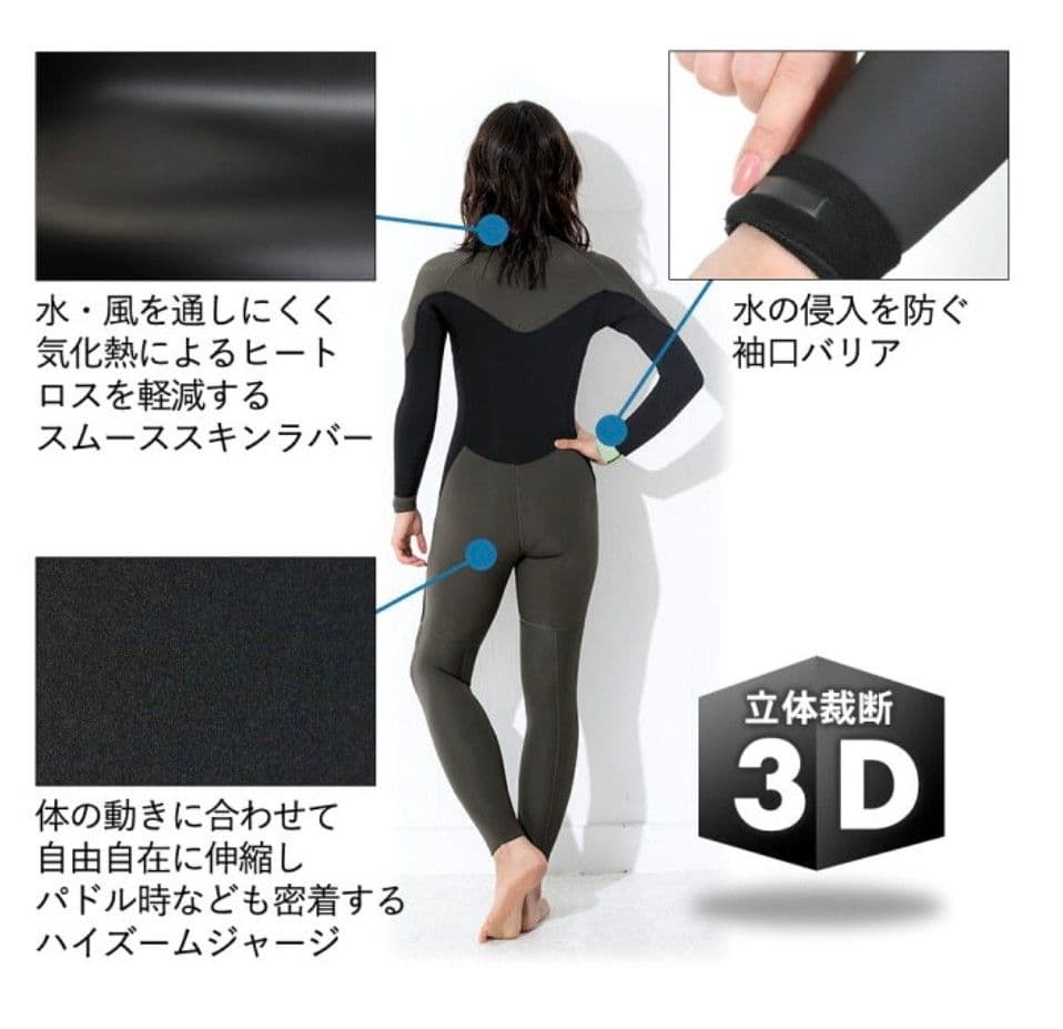 FELLOW ウェットスーツ　ジャージ　3㎜ Mサイズ