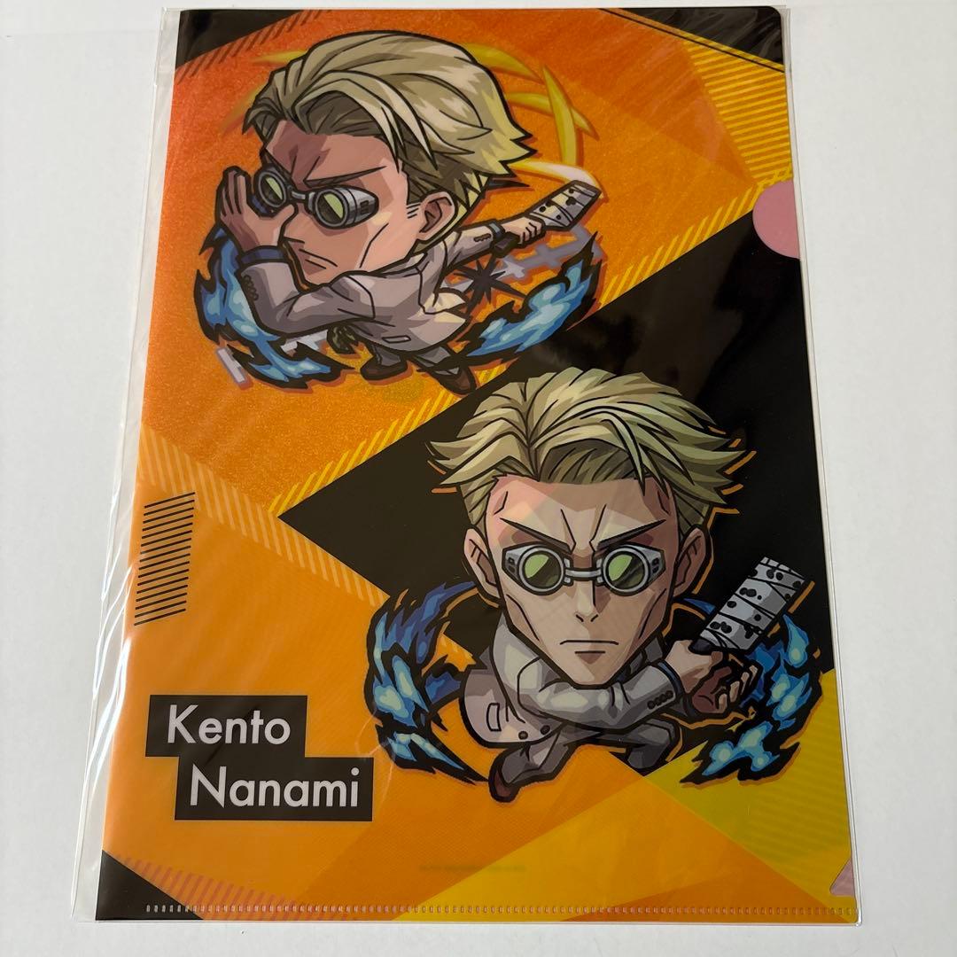 呪術廻戦　モンスト　コラボ　クリアファイル　5種　七海　野薔薇　五条　伏黒　虎杖