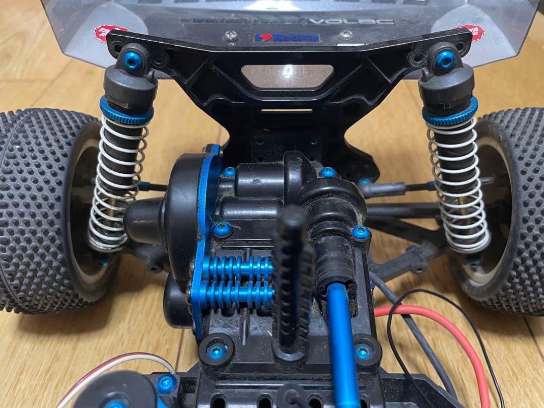 タミヤ DF-03 キーンホーク　ブルーアルミパーツ改造 プロポセット