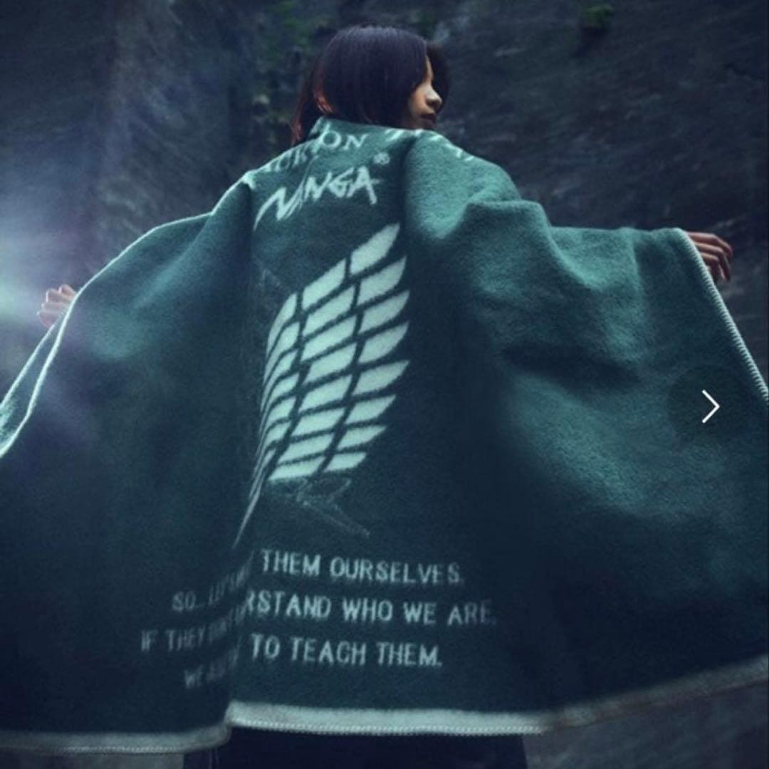 新品　進撃の巨人 NANGA FLAME RESISTANT ブランケット