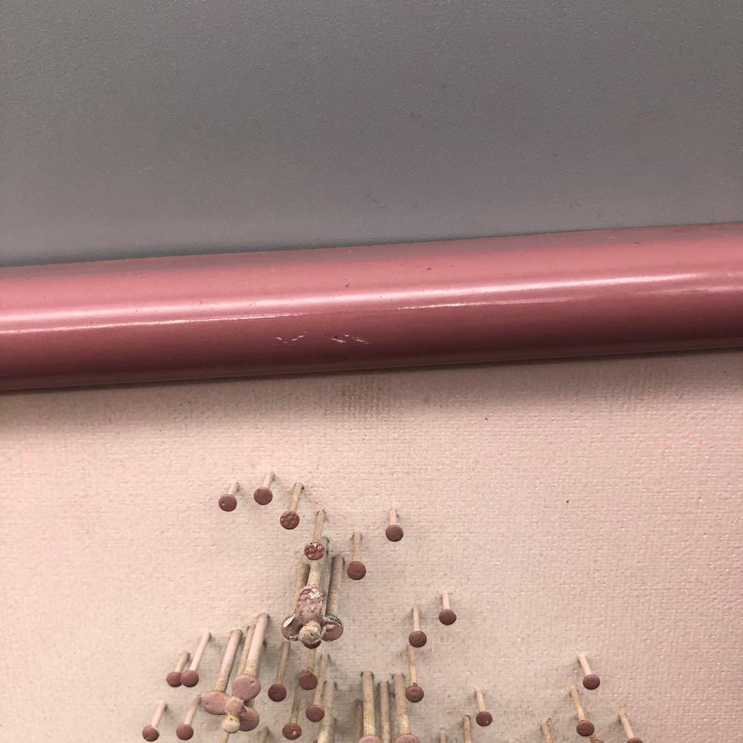 ヨーロッパアンティークお花フラワー釘アートフレーム額縁ビンテージ飾り絵画