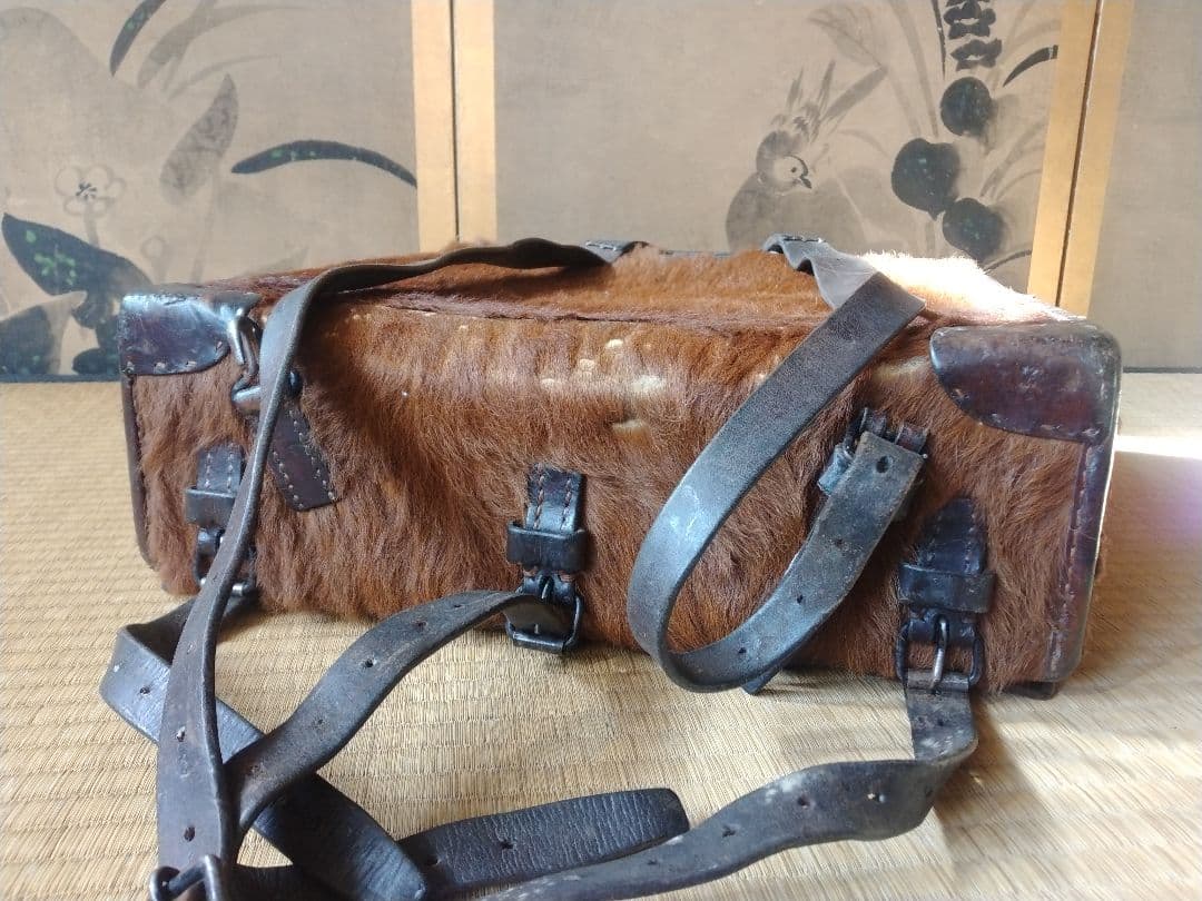 1940年代頃スイス軍馬毛リュック　ミリタリー　ディスプレイ　ナイジェルクーボン
