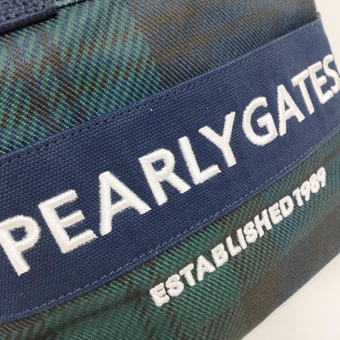 ○★新品未使用 PEARLY GATES ブラックウォッチカートバッグ 2WAY