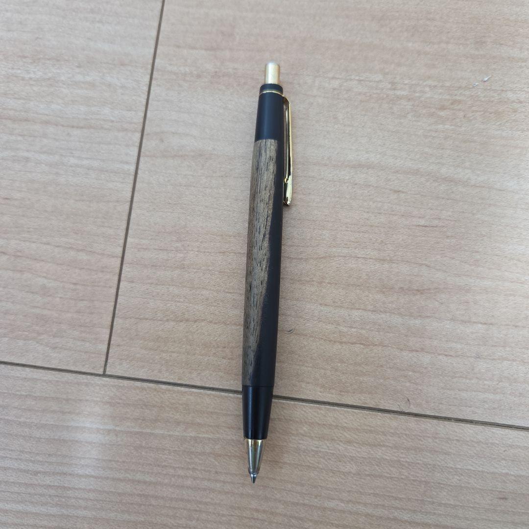 野原工芸固定式口金特上黒柿シャープペンシル