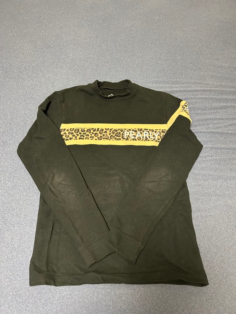 PEARLY GATES レオパード柄ジャケット、スウェットパンツ、長袖インナー