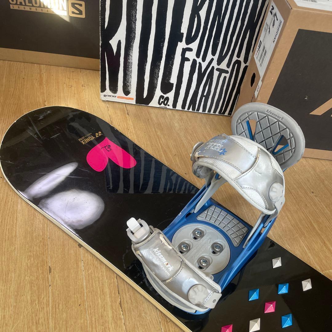 YONEX×KISSMARK　良質国産　バイン付スノーボードセット　ヨネックス