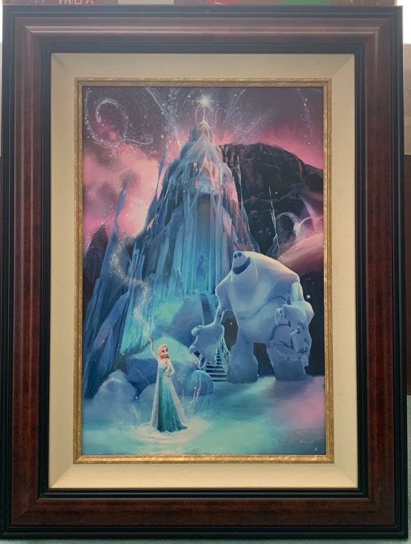 [1811]ディズニーアート　限定ジークレー版画　アナと雪の女王(22／250)